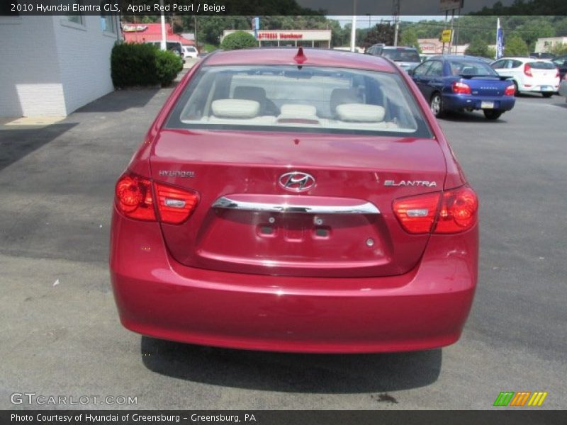 Apple Red Pearl / Beige 2010 Hyundai Elantra GLS