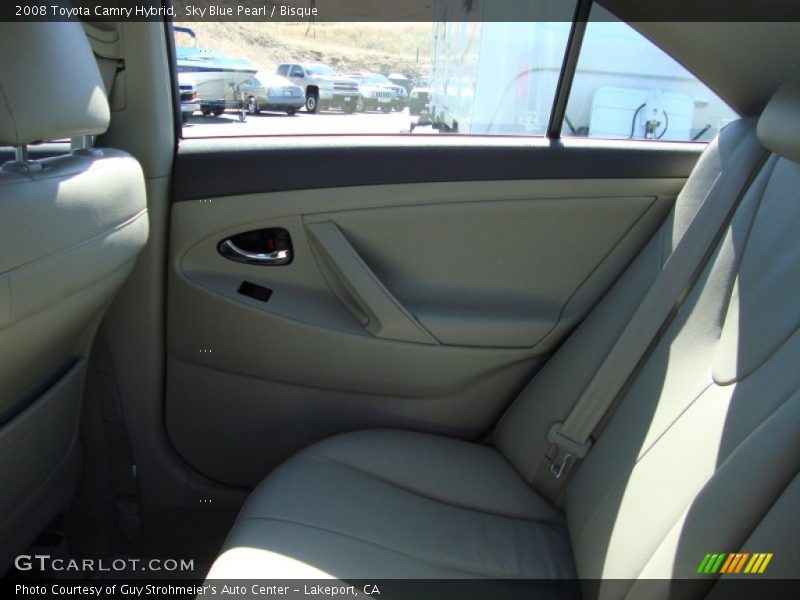 Sky Blue Pearl / Bisque 2008 Toyota Camry Hybrid