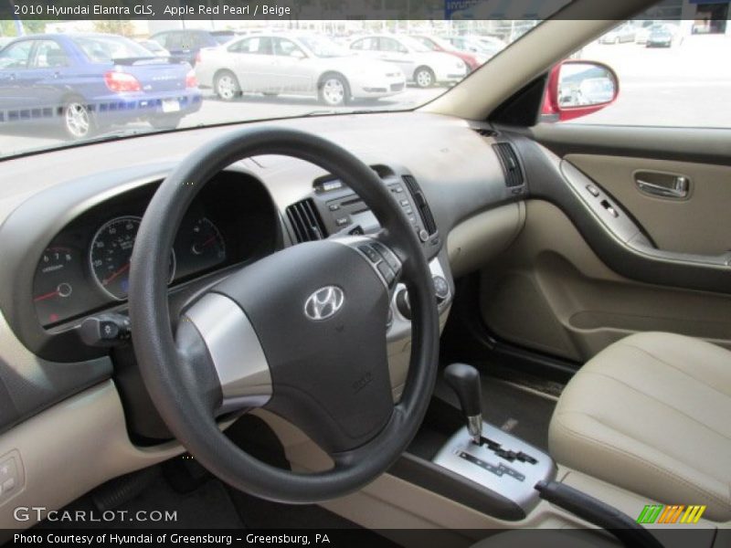 Apple Red Pearl / Beige 2010 Hyundai Elantra GLS