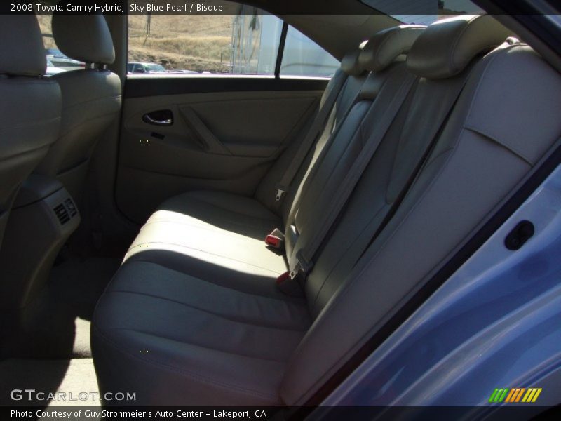 Sky Blue Pearl / Bisque 2008 Toyota Camry Hybrid