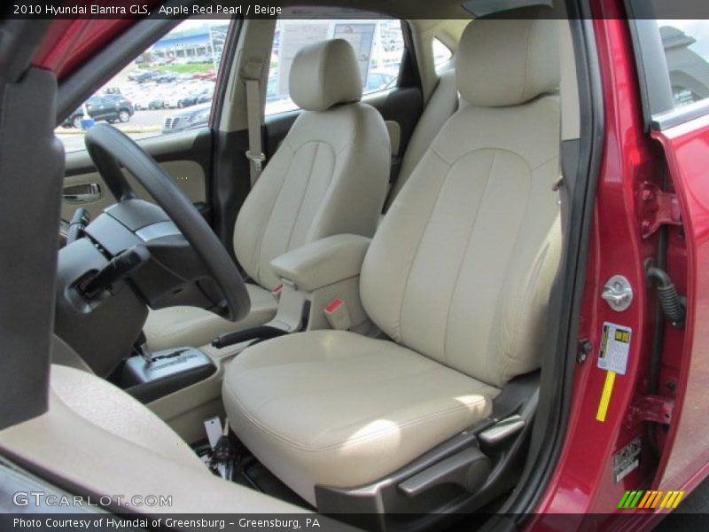 Apple Red Pearl / Beige 2010 Hyundai Elantra GLS