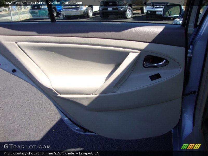 Sky Blue Pearl / Bisque 2008 Toyota Camry Hybrid