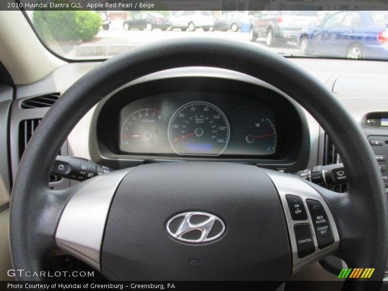 Apple Red Pearl / Beige 2010 Hyundai Elantra GLS