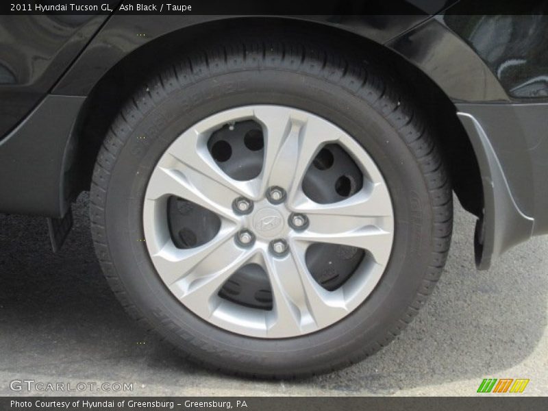 Ash Black / Taupe 2011 Hyundai Tucson GL