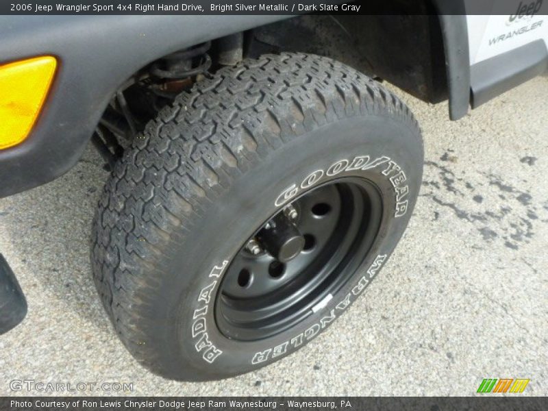 Bright Silver Metallic / Dark Slate Gray 2006 Jeep Wrangler Sport 4x4 Right Hand Drive