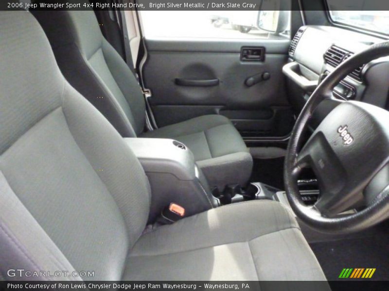 Bright Silver Metallic / Dark Slate Gray 2006 Jeep Wrangler Sport 4x4 Right Hand Drive