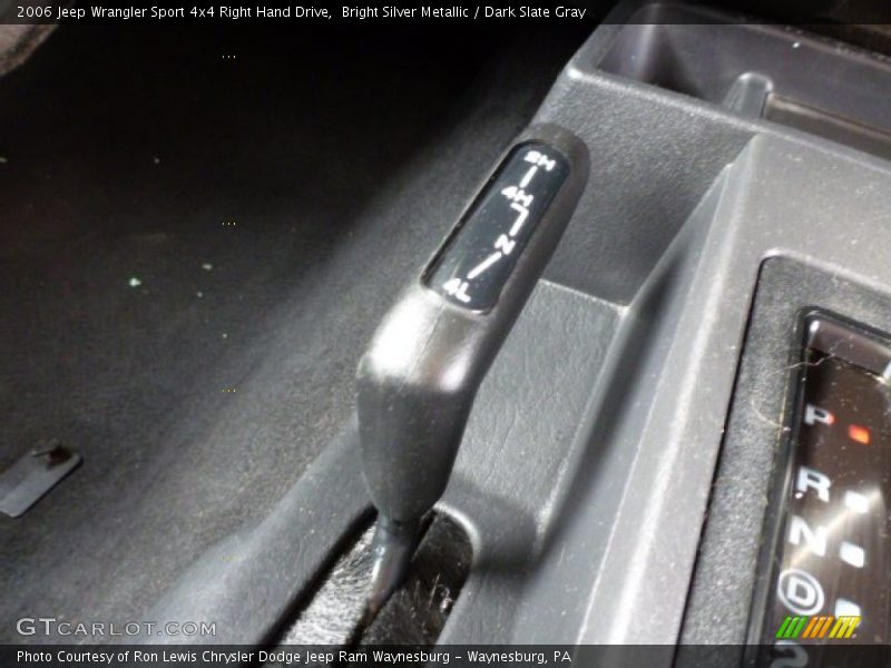 Bright Silver Metallic / Dark Slate Gray 2006 Jeep Wrangler Sport 4x4 Right Hand Drive