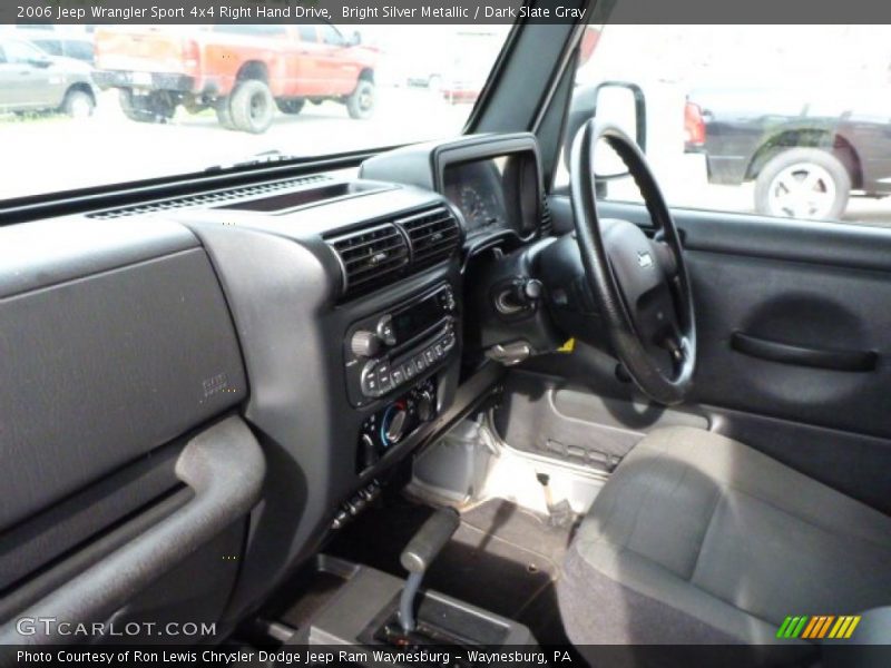 Bright Silver Metallic / Dark Slate Gray 2006 Jeep Wrangler Sport 4x4 Right Hand Drive