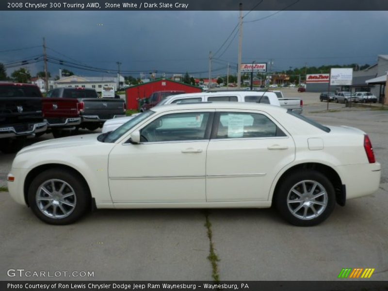 Stone White / Dark Slate Gray 2008 Chrysler 300 Touring AWD