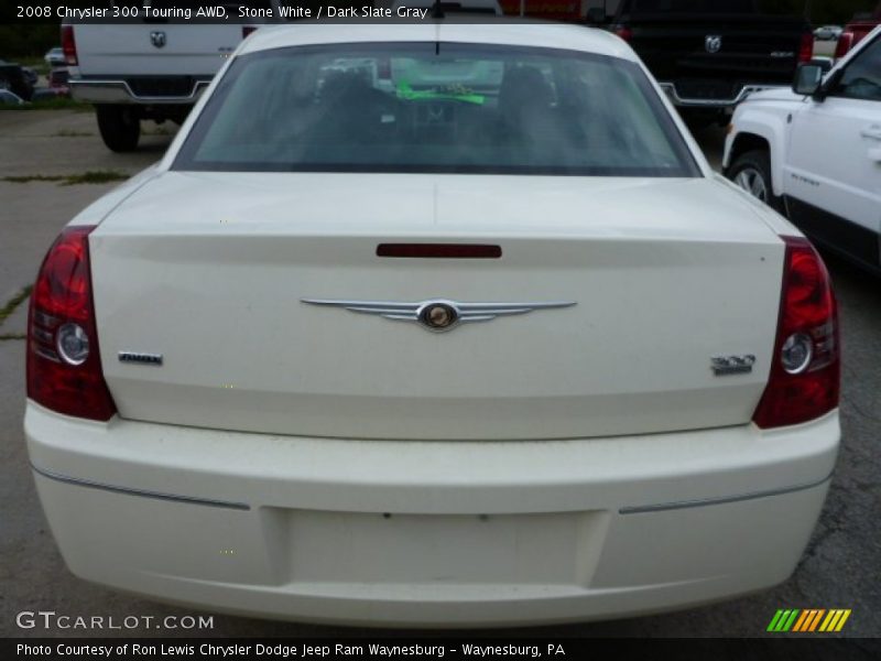 Stone White / Dark Slate Gray 2008 Chrysler 300 Touring AWD