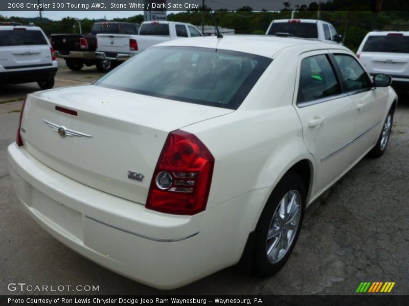 Stone White / Dark Slate Gray 2008 Chrysler 300 Touring AWD
