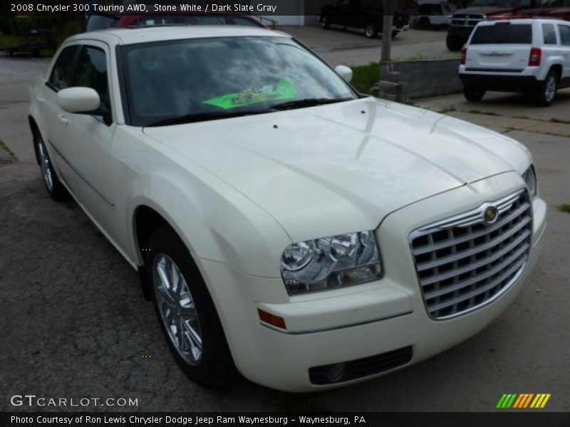 Stone White / Dark Slate Gray 2008 Chrysler 300 Touring AWD