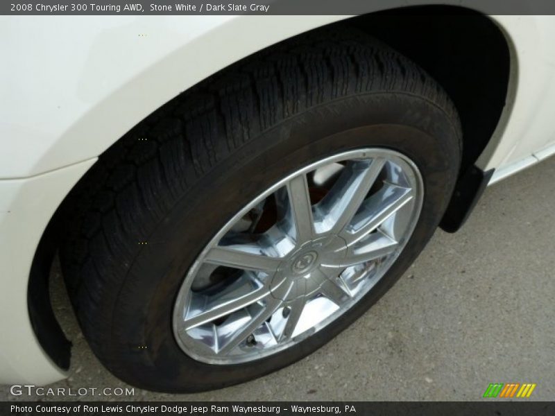 Stone White / Dark Slate Gray 2008 Chrysler 300 Touring AWD