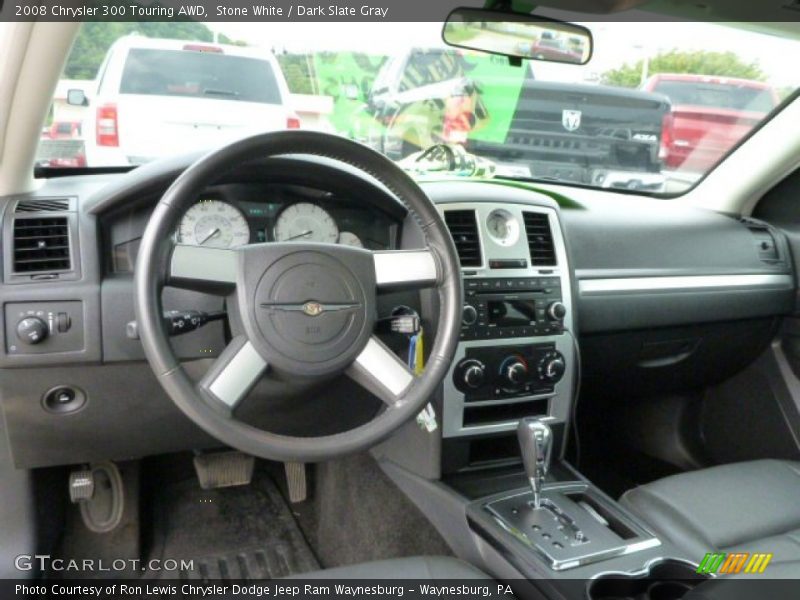 Stone White / Dark Slate Gray 2008 Chrysler 300 Touring AWD