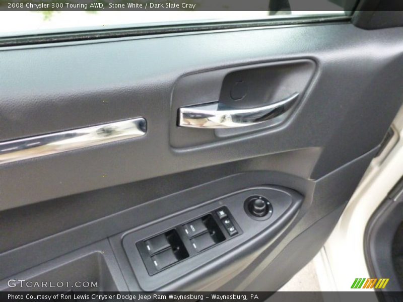 Stone White / Dark Slate Gray 2008 Chrysler 300 Touring AWD