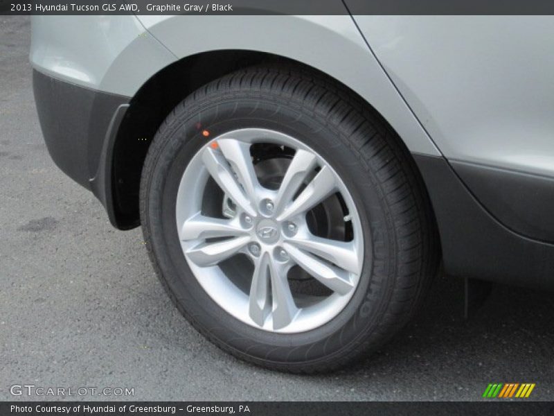 Graphite Gray / Black 2013 Hyundai Tucson GLS AWD