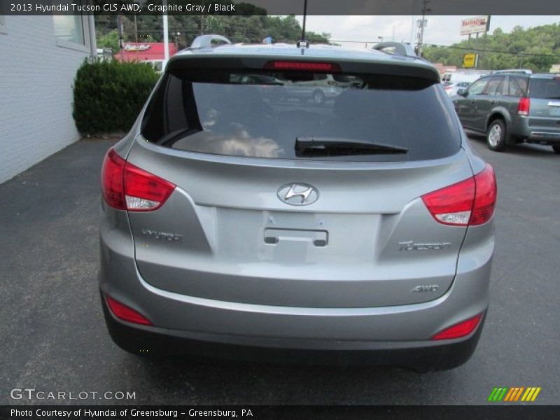 Graphite Gray / Black 2013 Hyundai Tucson GLS AWD