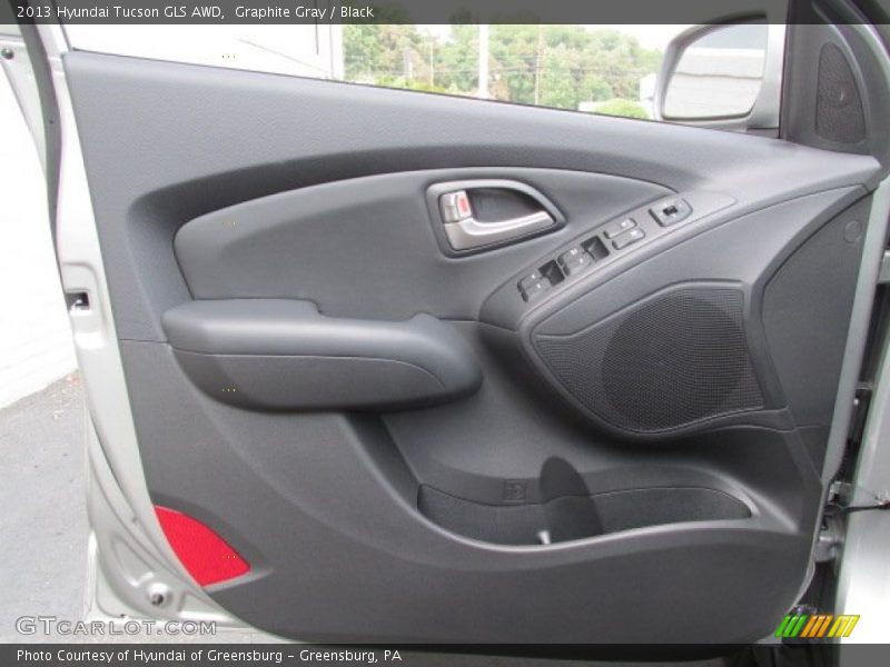 Graphite Gray / Black 2013 Hyundai Tucson GLS AWD