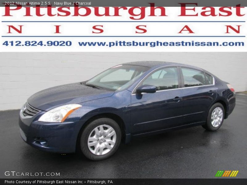 Navy Blue / Charcoal 2012 Nissan Altima 2.5 S