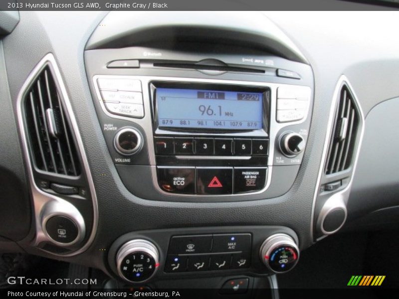 Graphite Gray / Black 2013 Hyundai Tucson GLS AWD