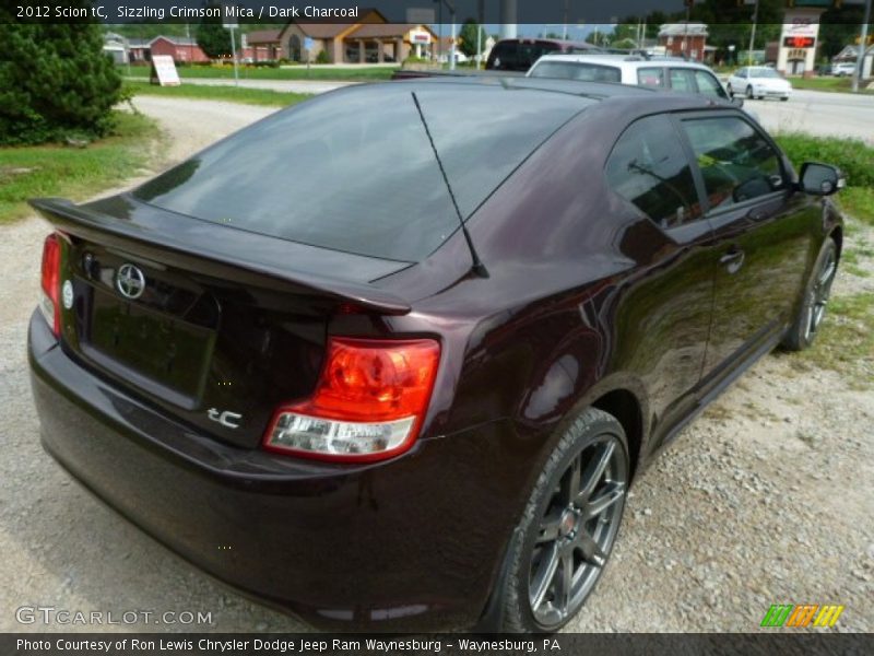 Sizzling Crimson Mica / Dark Charcoal 2012 Scion tC