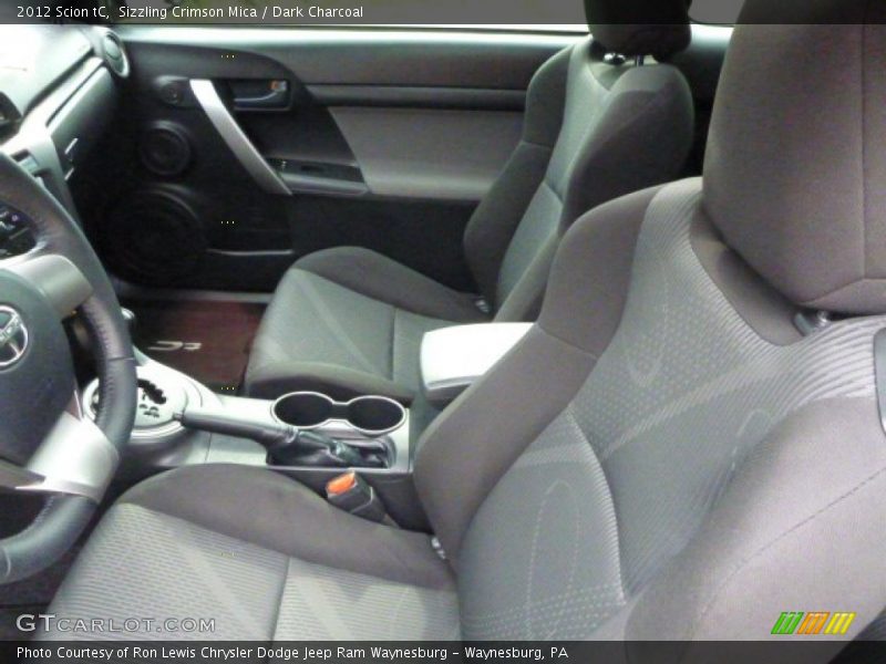 Sizzling Crimson Mica / Dark Charcoal 2012 Scion tC