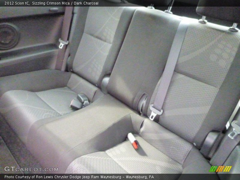 Sizzling Crimson Mica / Dark Charcoal 2012 Scion tC