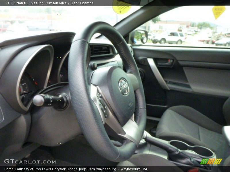 Sizzling Crimson Mica / Dark Charcoal 2012 Scion tC