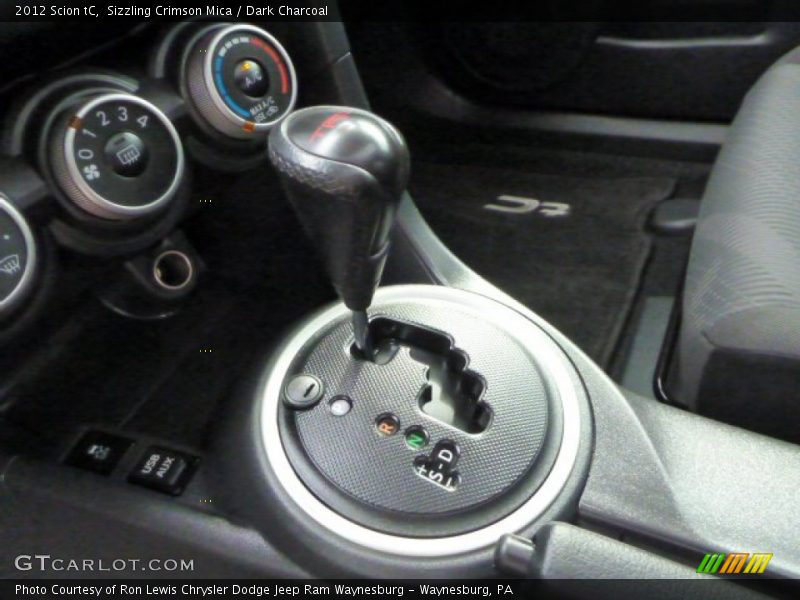 Sizzling Crimson Mica / Dark Charcoal 2012 Scion tC
