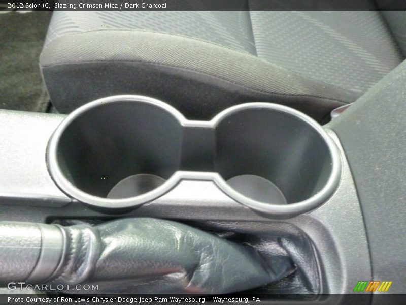 Sizzling Crimson Mica / Dark Charcoal 2012 Scion tC