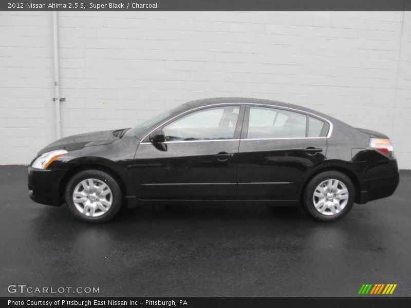 Super Black / Charcoal 2012 Nissan Altima 2.5 S