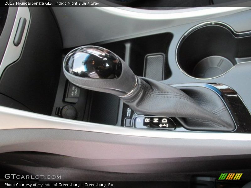 Indigo Night Blue / Gray 2013 Hyundai Sonata GLS