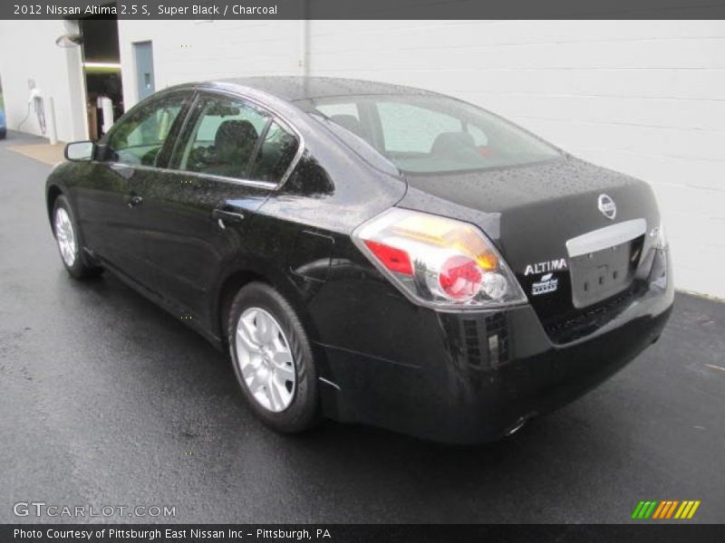 Super Black / Charcoal 2012 Nissan Altima 2.5 S