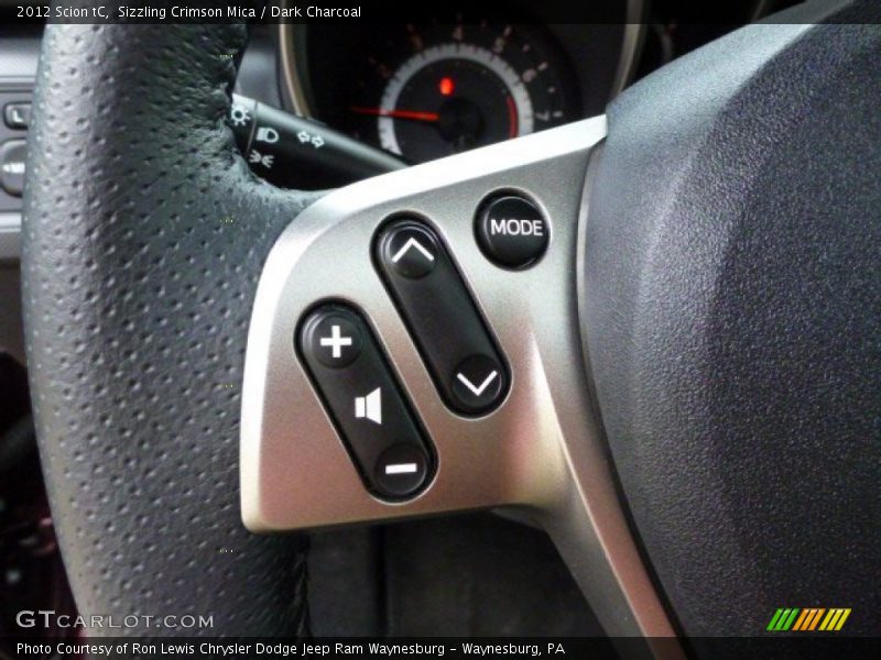 Sizzling Crimson Mica / Dark Charcoal 2012 Scion tC