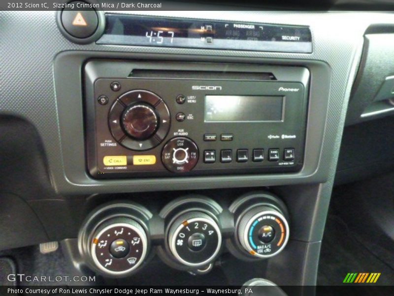 Sizzling Crimson Mica / Dark Charcoal 2012 Scion tC