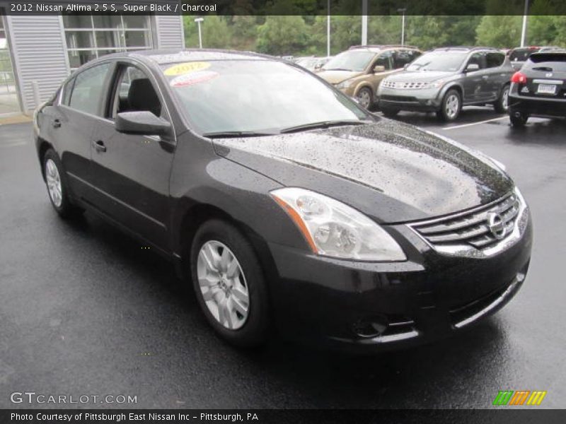 Super Black / Charcoal 2012 Nissan Altima 2.5 S