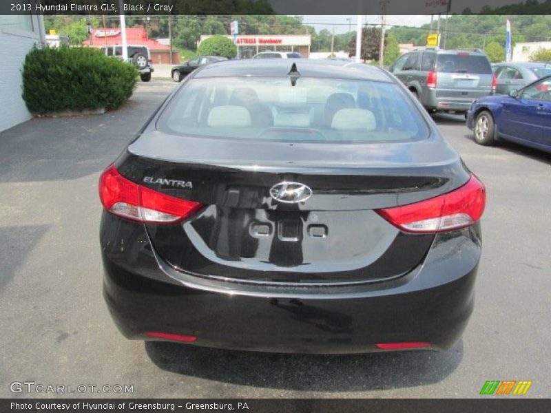 Black / Gray 2013 Hyundai Elantra GLS