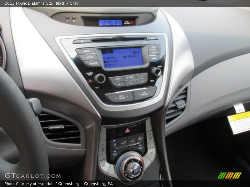 Black / Gray 2013 Hyundai Elantra GLS
