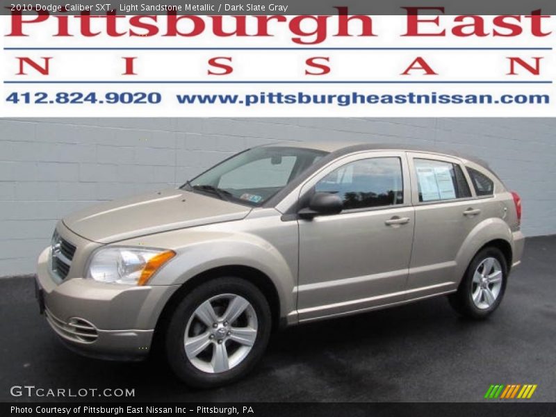 Light Sandstone Metallic / Dark Slate Gray 2010 Dodge Caliber SXT
