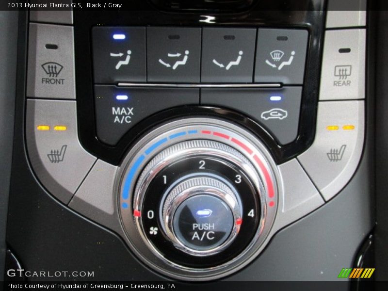 Black / Gray 2013 Hyundai Elantra GLS