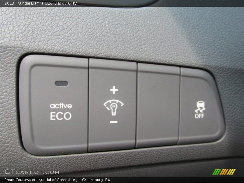 Black / Gray 2013 Hyundai Elantra GLS