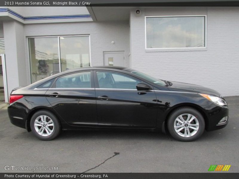 Midnight Black / Gray 2013 Hyundai Sonata GLS