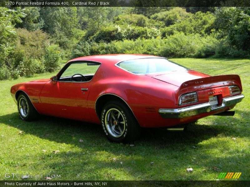 Cardinal Red / Black 1970 Pontiac Firebird Formula 400