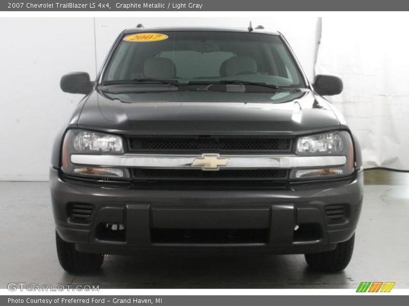 Graphite Metallic / Light Gray 2007 Chevrolet TrailBlazer LS 4x4