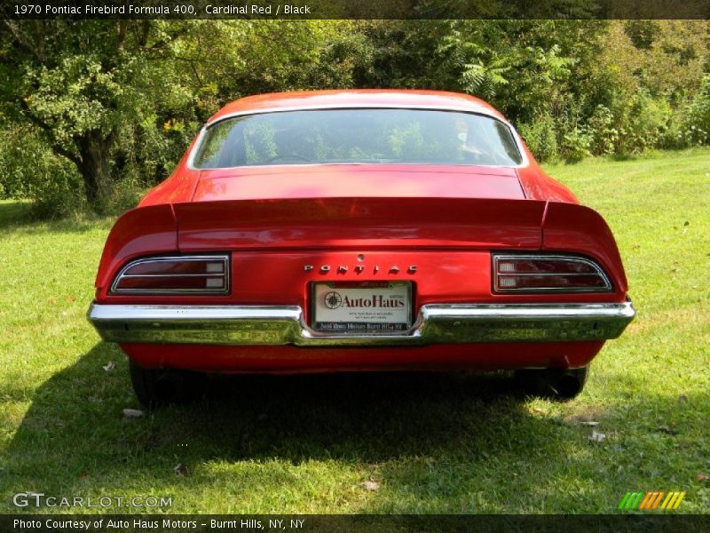 Cardinal Red / Black 1970 Pontiac Firebird Formula 400