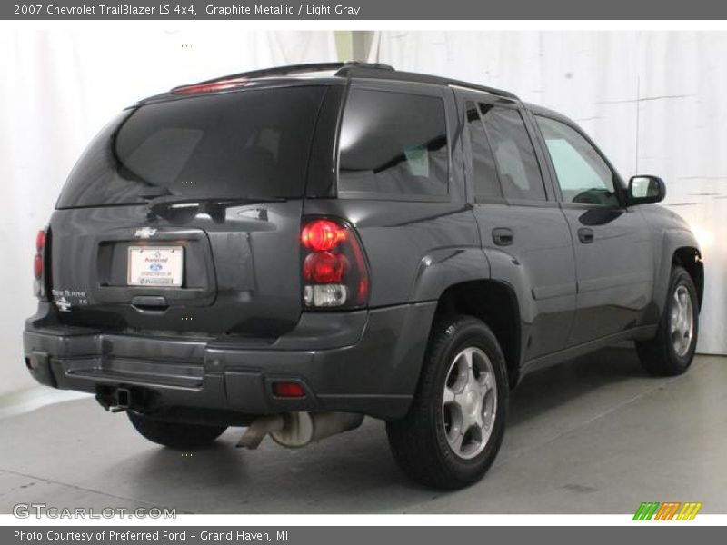 Graphite Metallic / Light Gray 2007 Chevrolet TrailBlazer LS 4x4