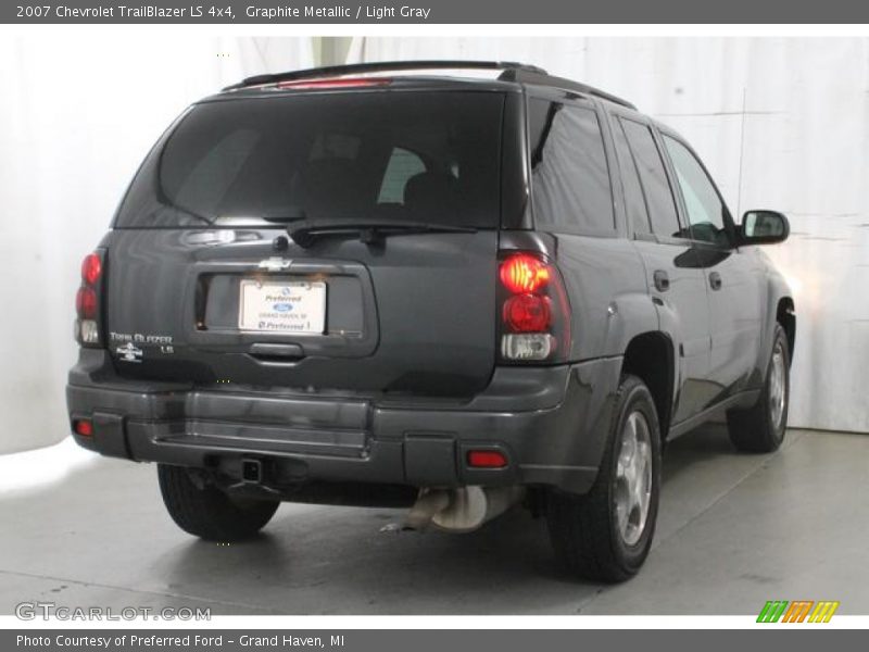 Graphite Metallic / Light Gray 2007 Chevrolet TrailBlazer LS 4x4