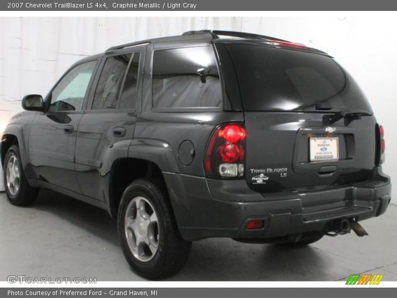 Graphite Metallic / Light Gray 2007 Chevrolet TrailBlazer LS 4x4