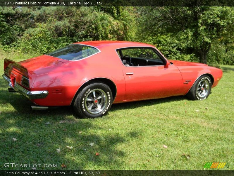 Cardinal Red / Black 1970 Pontiac Firebird Formula 400