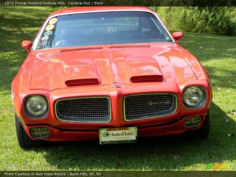 Cardinal Red / Black 1970 Pontiac Firebird Formula 400